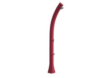 Solární sprcha HAPPY s oplachem nohou - Červená