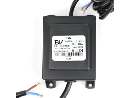 Transformátor bezpečnostní bez vidlice 100 W (230 V/12 V)
