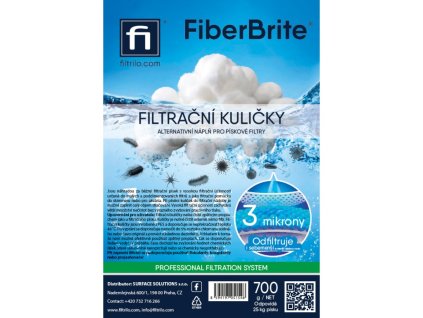 Filtrační kuličky FiberBrite pes 50mm, 700g