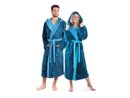 Župan Tampa duo unisex - Petrolejový Tampa duo unisex petrolejový- vel.S
