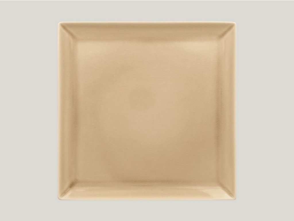 RAK Vintage talíř mělký čtvercový, béžový 30,2 × 30,2 cm | RAK-VNEDSQ30BG