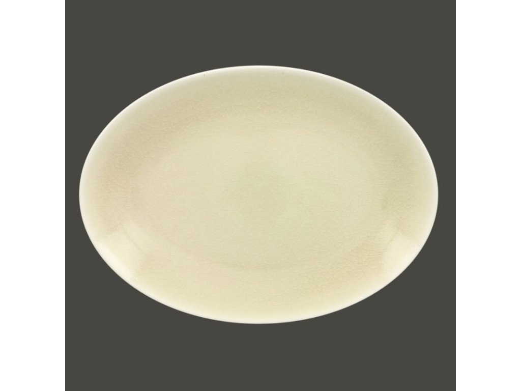 RAK Vintage talíř mělký oválný, perlový 36 × 27 cm | RAK-VNNNOP36PL