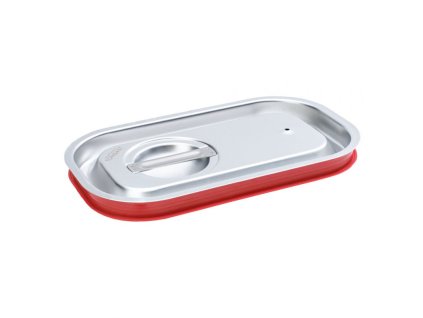 Víko se silikonovým těsněním na gastronádoby Standard bez úchytů GN 1/4