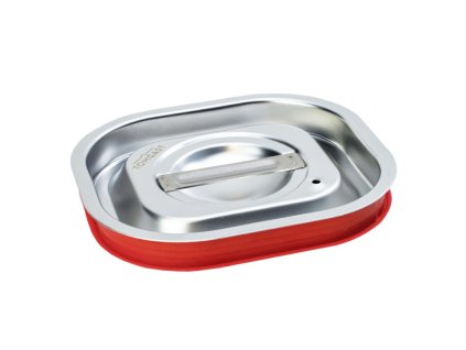 Víko se silikonovým těsněním na gastronádoby Standard bez úchytů GN 1/6