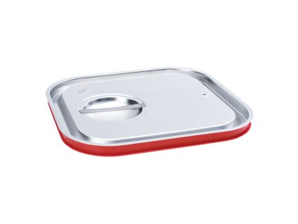 Víko se silikonovým těsněním na gastronádoby na Standard bez úchytů GN 2/3