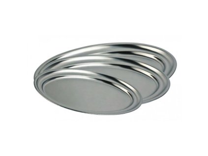 Tác oválný nerezový 50 × 31 cm
