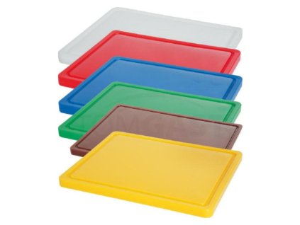 Deska s drážkou 500 × 300 × 15 mm, žlutá