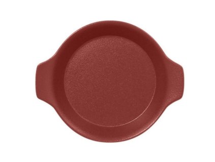 RAK Talíř kulatý s rukojetí 45 cl, tmavě červená | RAK-NFOPRD16DR