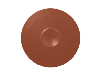 RAK Talíř mělký s důlkem 30 cm, hnědá | RAK-NFMRFP30BW