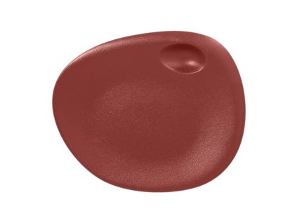 RAK Talíř s důlkem 31 × 26,5 cm, tmavě červená | RAK-NFNBFP32DR