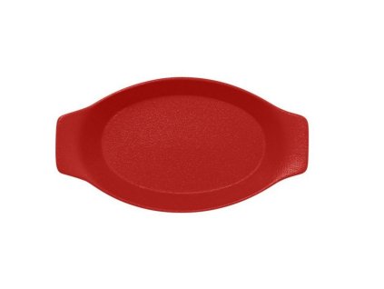 RAK Talíř oválný s rukojetí 78 cl, světle červená | RAK-NFOPOD30BR