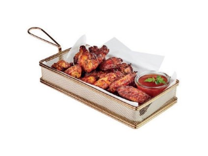 Košík servírovací 26 × 13,5 × 5 cm