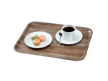 Podnos Madeira 36 × 46 cm, tmavý dub