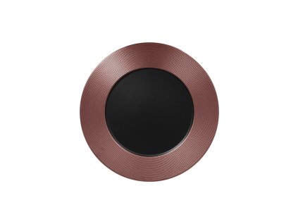 RAK Metalfusion talíř mělký zdobený 33 cm, černobronzový | RAK-MFEVFP33BB
