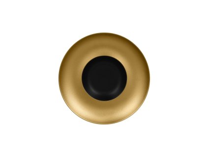 RAK Metalfusion talíř hluboký Gourmet 29 cm, černozlatý | RAK-MFFDGD29GB