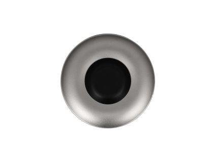 RAK Metalfusion talíř hluboký Gourmet 29 cm, černostříbrný | RAK-MFFDGD29SB