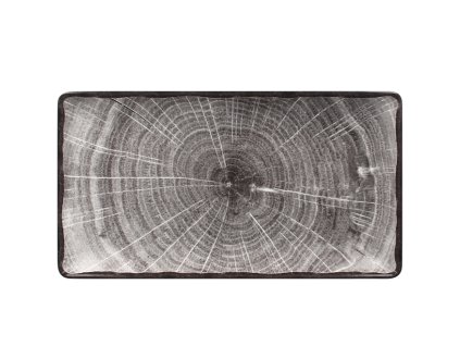 RAK Woodart talíř obdélný 33,5 × 18,1 cm – šedá | RAK-WDEDRG33BG