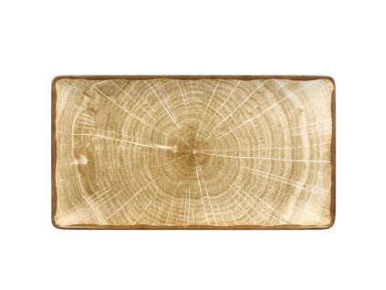 RAK Woodart talíř obdélný 33,5 × 18,1 cm – mechově zelená | RAK-WDEDRG33MG