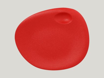 RAK Talíř s důlkem 31 × 26,5 cm, světle červená | RAK-NFNBFP31BR