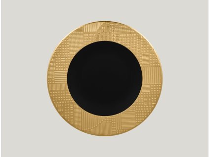 RAK Antic mělký talíř 32 cm, zlatý | RAK-MAPXFP32GB