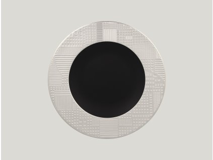 RAK Antic mělký talíř 32 cm, stříbrný | RAK-MAPXFP32SB