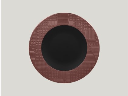 RAK Antic mělký talíř 32 cm, bronzový | RAK-MAPXFP32BB