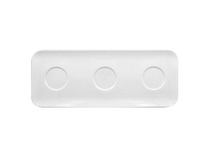 RAK Talíř obdélníkový 46 × 18 cm, 3 důlky | RAK-AURT46IN3