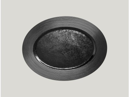 RAK Mísa oválná 36 × 27 cm – černá | RAK-EDOP36