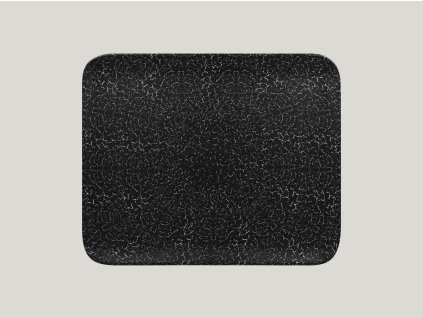 RAK Talíř obdélníkový 33 x 27 cm, černá | RAK-IPAURX33