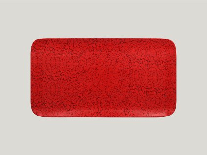 RAK Ruby talíř obdélníkový 38 × 21 cm – červená | RAK-RBAURP38