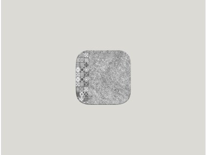 RAK Splendour talíř čtvercový 15 × 15 cm – šedá | RAK-SRAUSP15