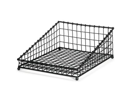 Koš obdélníkový ocelový drátěný 485 × 380 × 190 mm