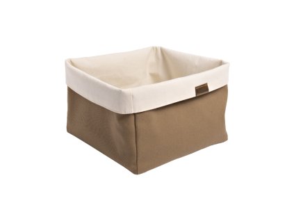 Taška na pečivo bavlna 19,5 × 19,5 cm, béžová