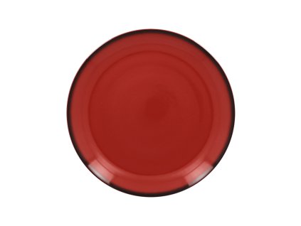 RAK Talíř mělký kulatý 27 cm, červená | RAK-LENNPR27RD