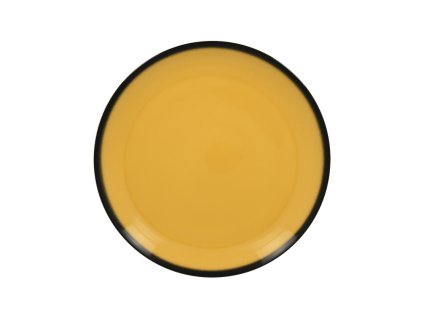 RAK Talíř mělký kulatý 27 cm, žlutá | RAK-LENNPR27NY