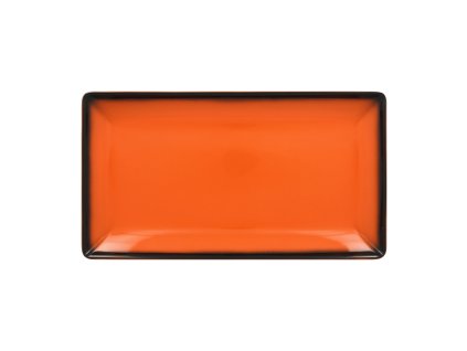 RAK Talíř servírovací obdélný 33,5 x 18,1 cm, oranžová | RAK-LEEDRG33OR