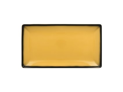 RAK Talíř servírovací obdélný 33,5 x 18,1 cm, žlutá | RAK-LEEDRG33NY