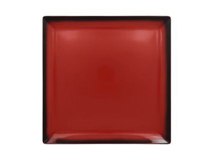 RAK Talíř čtvercový 30,2 cm, červená | RAK-LEEDSQ30RD