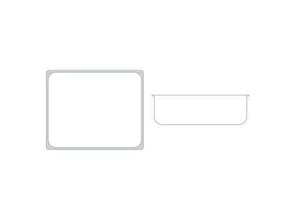 Gastronádoba GN 2/1 200 mm