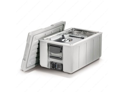 Termoport vyhřívaný GN 1/1-200 horní plnění - šedá