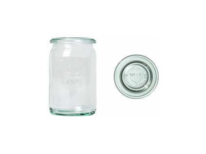 Zavařovací sklenice WECK Mini Zylinder 145 ml s víčkem, set 12 ks