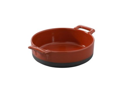 Belle Cuisine kastrol kulatý hluboký pr. 15 cm, červený