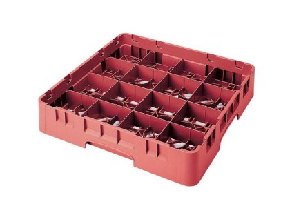 Koš Camrack 16 pozic, výška sklenice 23,8 cm - Červená