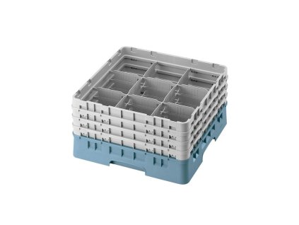 Koš Camrack 9 pozic, výška sklenice 17,4 cm - Tyrkysová