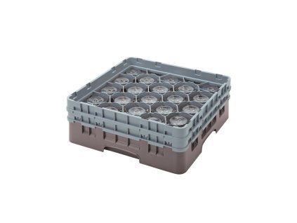 Koš Camrack 20 pozic, výška sklenice 13,2 cm - Hnědá