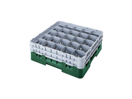 Koš Camrack 25 pozic, výška sklenice 9 cm - Zelená