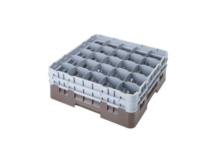 Koš Camrack 25 pozic, výška sklenice 25,8 cm - Hnědá