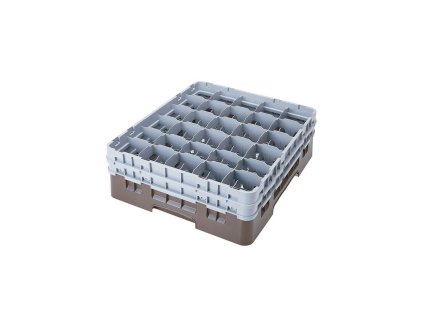 Koš Camrack 30 pozic, výška sklenice 17,4 cm - Hnědá