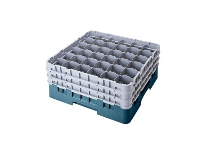 Koš Camrack 36 pozic, výška sklenice 11 cm - Tyrkysová