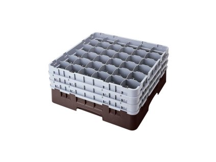 Koš Camrack 36 pozic, výška sklenice 19,4 cm - Hnědá